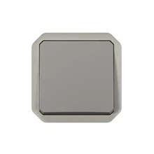 Afbeelding van Legrand Plexo 2P Schak Verlicht. Zndr Lamp Mecha. Ip55 Ik08 Grijs