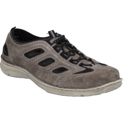 Afbeelding van Josef Seibel Anvers Sportieve veterschoenen, Heren, Maat: 40, Grey Leer