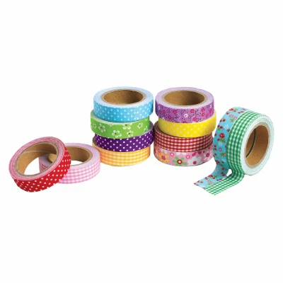 Afbeelding van Colorations Tape Stof en Patronen, Set van 12