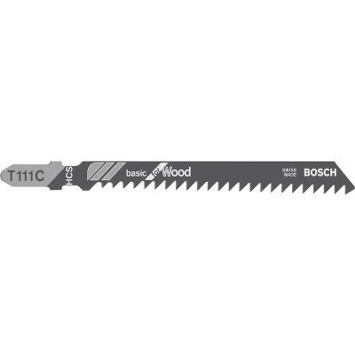 Afbeelding van Bosch Accessories 2608637878 Decoupeerzaagblad T 111 C, Basic for Wood, verpakking van 100 stuks stuk(s)