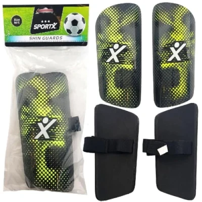 Afbeelding van Sportx Scheenbeschermers M/L Groen/Zwart