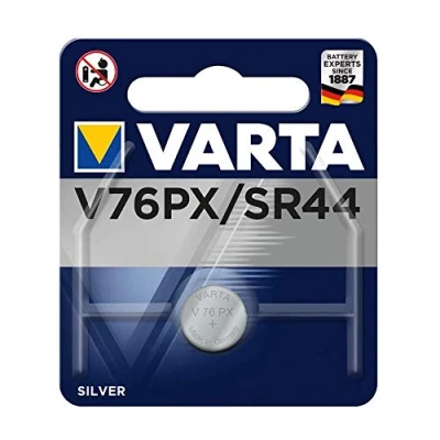 Image de Varta Electronics V76PX pile pour appareil photo SR44 oxyde d&#039;argent