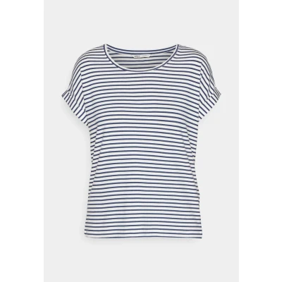 Afbeelding van ONLY Onlmoster Stripe O NECK Tshirt print, Dames, Maat: XL, Cloud dancer stripes/naval academy
