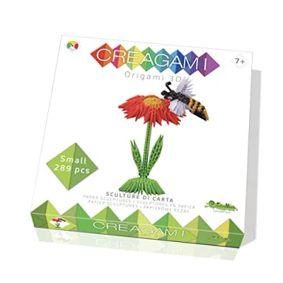 Afbeelding van Creagami Origami 3d Set Bloem En Bij 271 delig