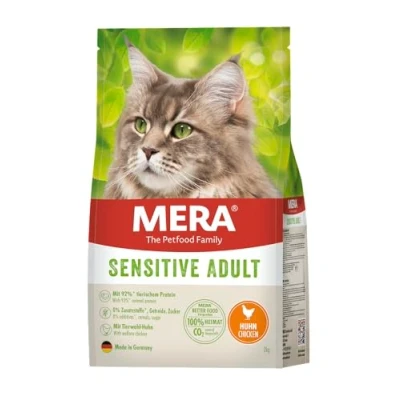 Afbeelding van MERA Cats Sensitive Adult Kip Kattenvoer Dubbelpak: 2 x kg