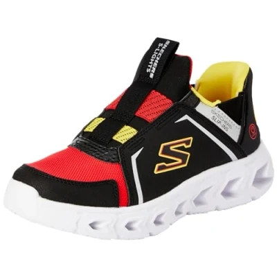 Afbeelding van Skechers Slip Ins: Hypno Flash 2.0 Vexlux 403830L BKRD, voor een jongen, Zwart, Sneakers,Sportschoenen,Sportschoenen, maat: 36