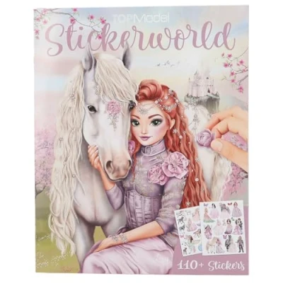 Afbeelding van Depesche TOPModel Stickerworld VIVA VIOLET