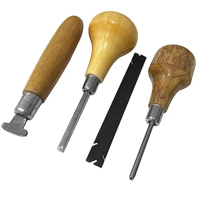 Afbeelding van Jewellers Stone Setting Claw Bezel Prong Lifter Pusher Roller Craft Tool Set 4 van Tools