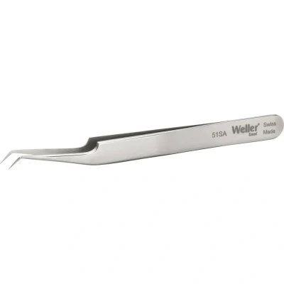 Afbeelding van Weller Erem® 51SA Precisiepincet Punt, gebogen 30, extra fijn 115.00 mm