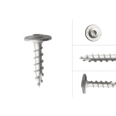 Afbeelding van Wovar Paalhouderschroef Verzinkt 8 x 40 mm Doos 50 stuks