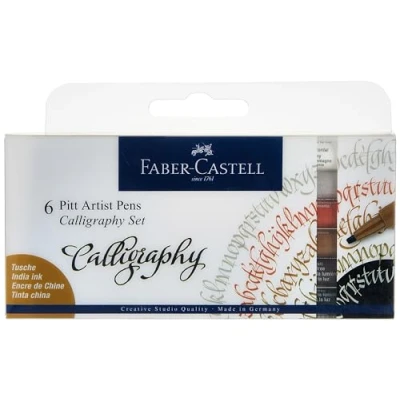 Afbeelding van Pitt artist kalligrafieset 6 delig