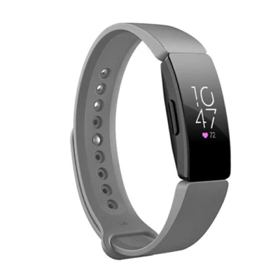 Afbeelding van Fitbit Inspire 1 / HR Ace 2 siliconen bandje Maat: Large Grijs