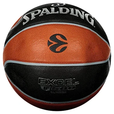 Afbeelding van Spalding Euroleague Excel Tf 500 Indoor/Outdoor Basketbal Heren Oranje / Zwart Maat: 7