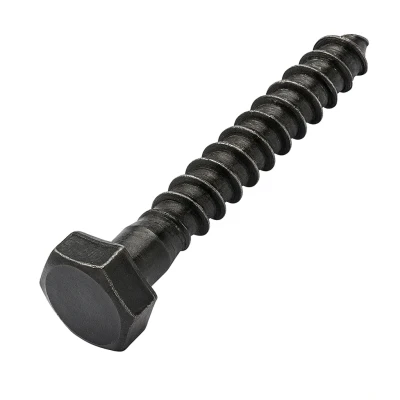Afbeelding van Houtdraadbout zwart 8 x 30 mm 25 stuks