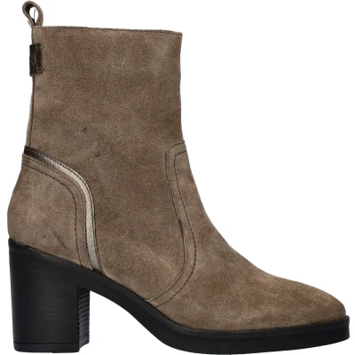 Afbeelding van Maruti Vanity Korte laarzen, Dames, Maat: 40, Taupe metallic bronze Veloursleer