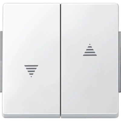 Afbeelding van Merten 343419 Wisselschakelaar Afdekking AquaDesign Polar wit