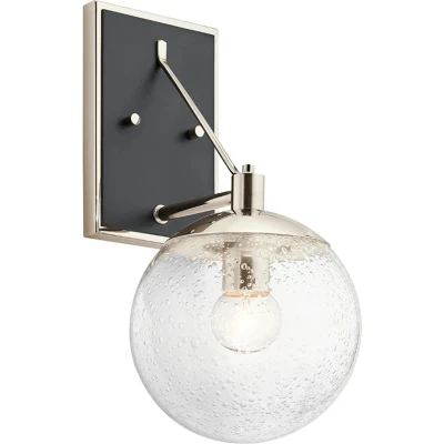 Afbeelding van Kichler LED Wandlamp Marilyn 1X E27 Max 60W Polished Nickel