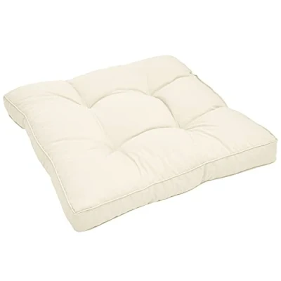 Afbeelding van Beautissu loungekussen XLuna zitkussen natuur 70x70 cm kussen in matraskussen kwaliteit