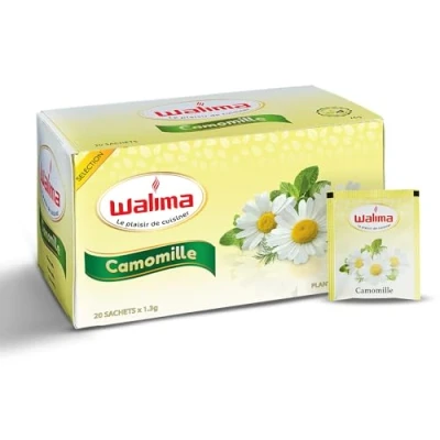 Afbeelding van Infusie Kamille Walima, 20 zakjes voor kruidenthee, ontspannend een rustige slaap