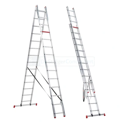 Afbeelding van Altrex 2 delige reformladder All Round 2x14 sporten