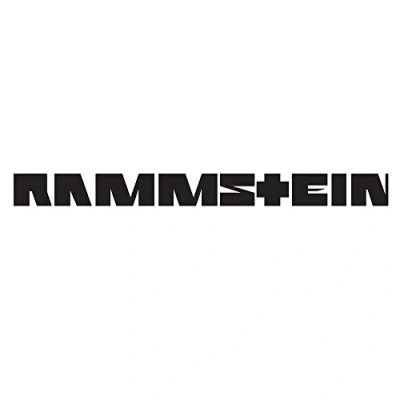 Afbeelding van Rammstein Officiële sticker, 100 mm, zwart (zelfstandig opschrift)