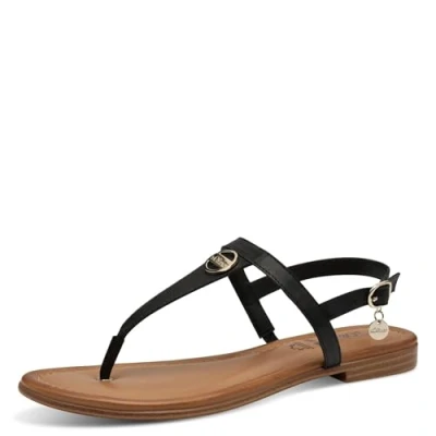Afbeelding van s.Oliver Teensandalen, Dames, Maat: 39, Black Schoenen