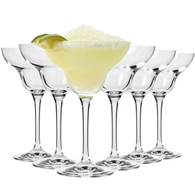 Afbeelding van Krosno Margarita Cocktailglas, 6 stuks, 270 ml, collectie Avant Garde, perfect voor thuis, restaurants, feesten, vaatwasmachinebestendig