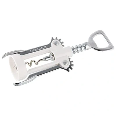 Afbeelding van Witte kurkentrekker met flesopener Fackelmann Bar Concept