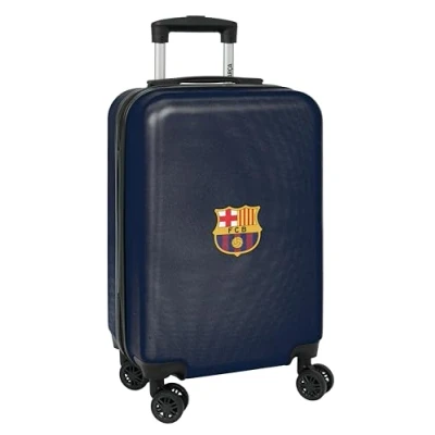 Afbeelding van Handbagagekoffer F.C. Barcelona 24/25 Kastanjebruin Marineblauw 20&#039;&#039; 20 L 34,5 x 55 cm