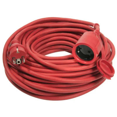 Afbeelding van AS Schwabe 60262 Stroom Verlengkabel Rood 20.00 m H05RR F 3G 1,5 mm²