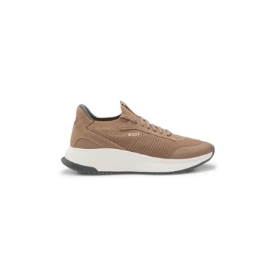 Afbeelding van BOSS Ttnm Evo_slon_knrsd race Heren, Medium Beige