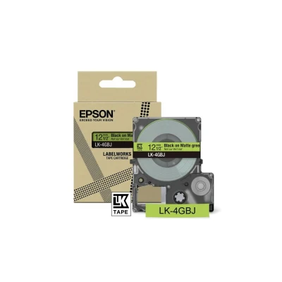 Afbeelding van Epson LK 4GBJ Tape Zwart op groen