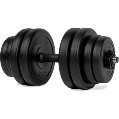 Afbeelding van VirtuFit Verstelbare Vinyl Dumbbell Gewicht Fitness 15 kg