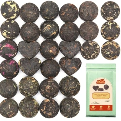 Afbeelding van LWXLJMJZC Pu&#039;er thee uit Yunnan Mini Tuo Cha 30 stuks (10 smaken x 3 stuks) pu erh China (gefermenteerd en niet gefermenteerd)