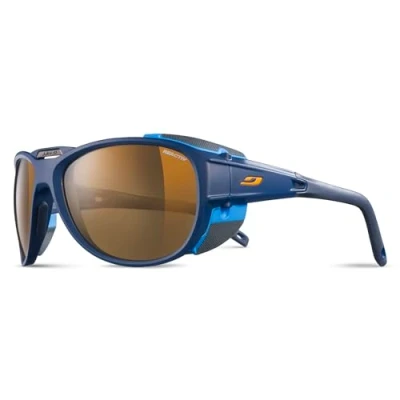 Afbeelding van Julbo Explorer 2.0 zonnebril voor heren, Mat Donkerblauw/Cyaan
