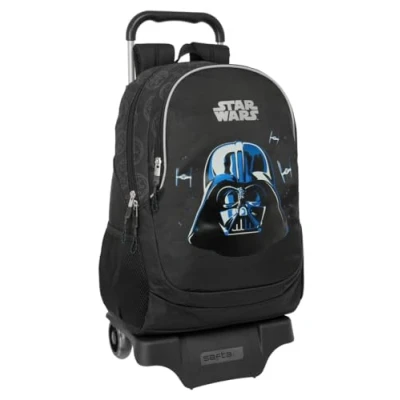 Afbeelding van Schoolrugzak met Wielen Star Wars Rebellion Zwart 32 x 44 16 cm