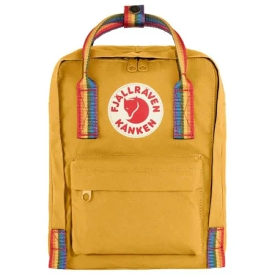 Afbeelding van Fjällräven Kanken CITY 29 CM Rugzak, Dames, Maat: One Size, Ochre rainbow pattern