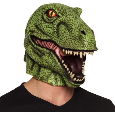Afbeelding van Boland Latex gezichtsmasker T rex Volwassenen Dinosaurus Dieren