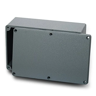 Afbeelding van edi tronic Lege aluminium behuizing 188 x 120 78 mm industriële IP66 waterdicht