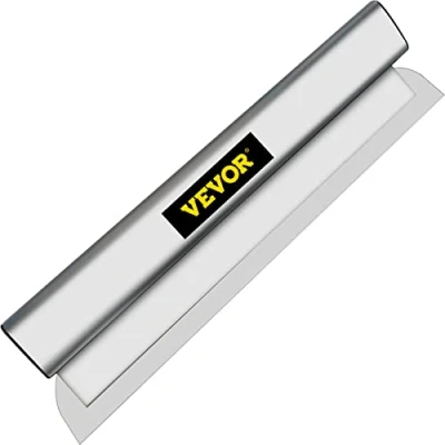 Image de VEVOR Lame d&#039;écumage à Lisser 60 cm de Spatule pour Cloisons Sèches, Lissage Peinture Finition Platrage Couteau Enduit Acier Inoxydable Outil Appliquer Plâtre Gypse