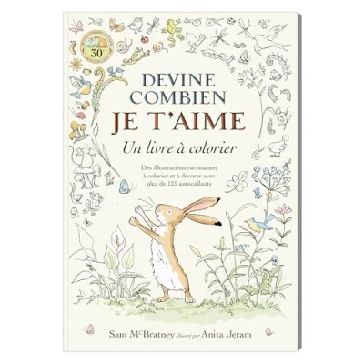 Afbeelding van DEVINE COMBIEN JE T&#039;AIME UN LIVRE A COLORIER