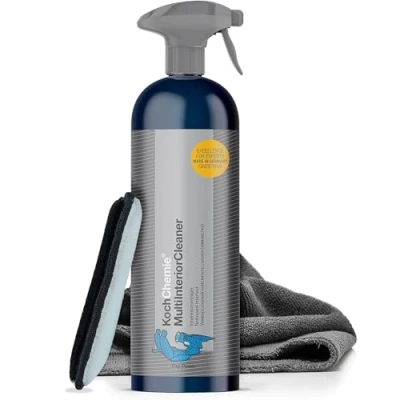 Afbeelding van autopflege Koch Chemie Multi Interior Cleaner Auto interieurreinigingsset 750 ml + microvezeldoek microvezelpad effectieve reiniging van bekleding en kunststof