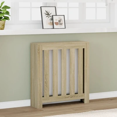 Afbeelding van Radiatorombouw 78x20x82 cm bewerkt hout sonoma eikenkleurig