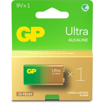 Afbeelding van GP Batteries Ultra Alkaline GP1604AU Wegwerpbatterij 9V