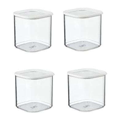 Afbeelding van Mepal Modula Set van 4 bewaardozen Wit 2000 ml