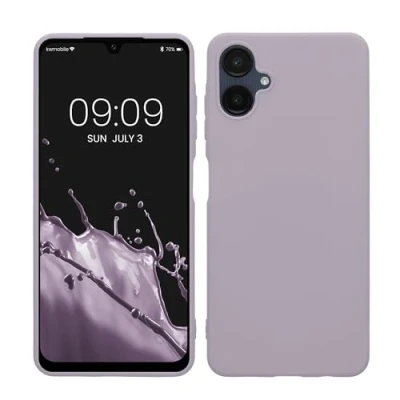 Afbeelding van kwmobile telefoonhoesje geschikt voor Samsung Galaxy A06 Hoesje smartphone Back cover in lavendel