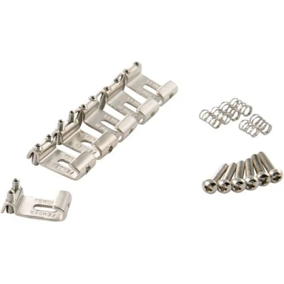 Image de Fender lot de 6 pontets pour chevalet tremolo American Vintage, couleur nickel