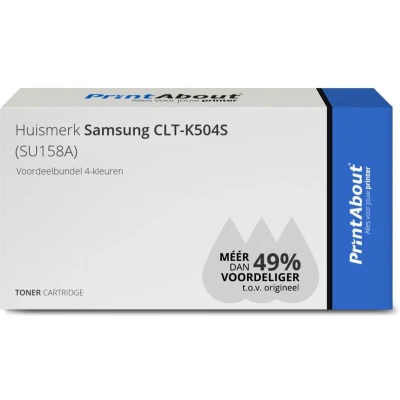 Afbeelding van Huismerk Samsung CLT P504C (SU158A) Toner 4 kleuren Voordeelbundel
