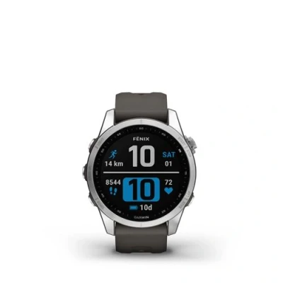 Image de Garmin Fenix 7S 42mm Argent (Bracelet Silicone Gris)