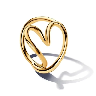 Afbeelding van Pandora Essence 14K vergulde metalen ring, Sterling zilver, Geen edelsteen